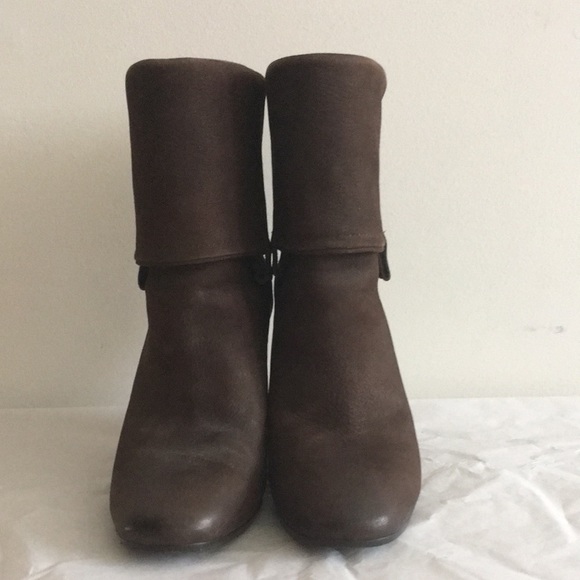 Ash brown Wedge Boots - Picture 2 of 5